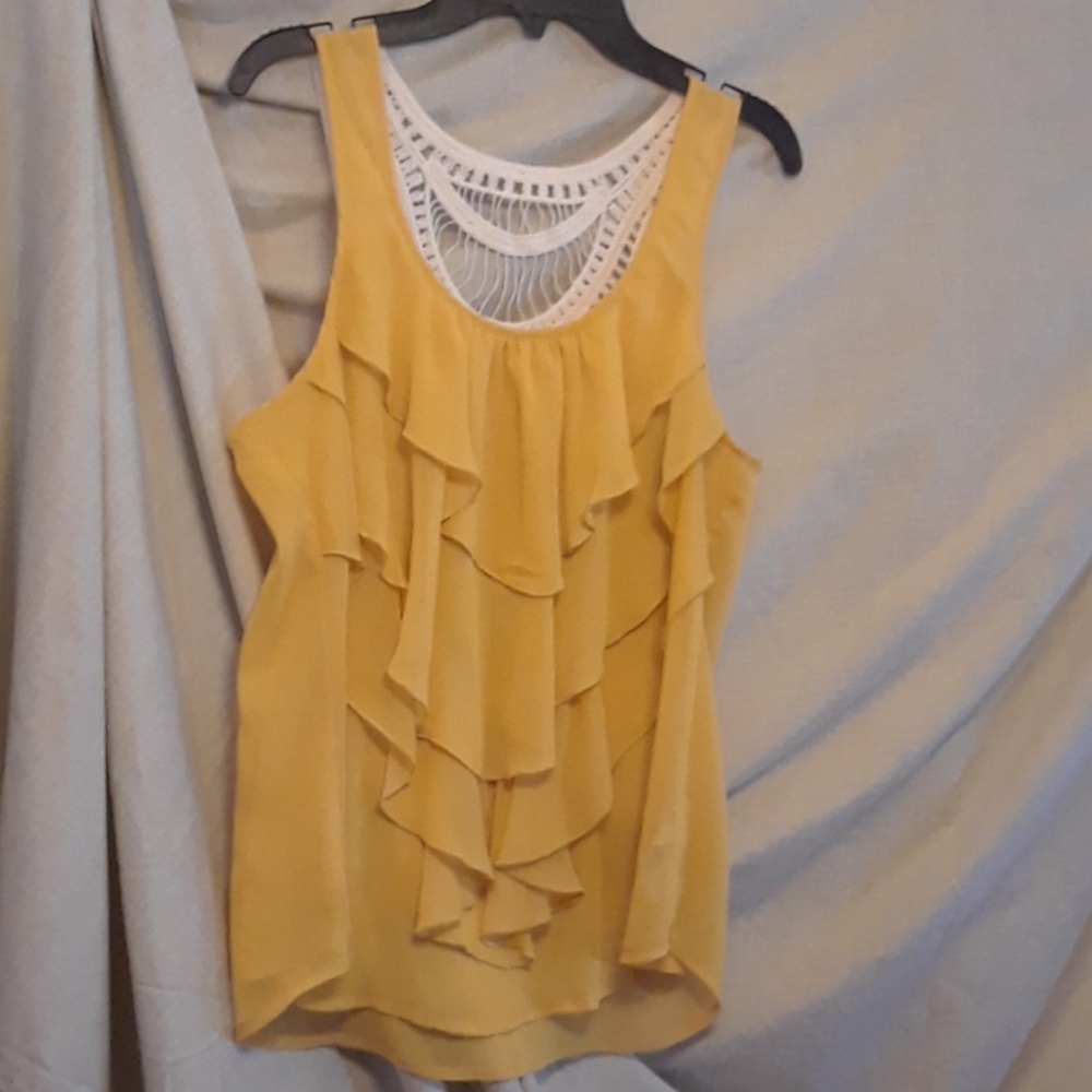 Forever 21 mustard yellow top